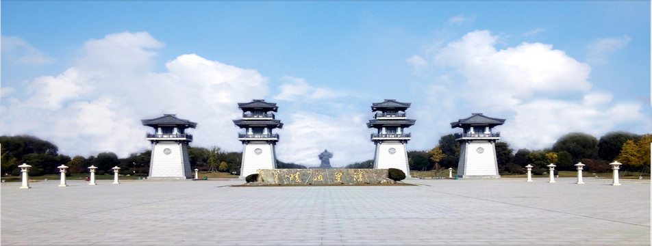 江苏丰县汉皇祖陵全景