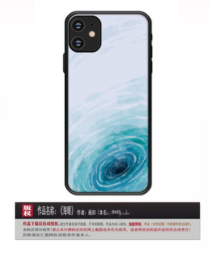 水彩繪手機(jī)殼