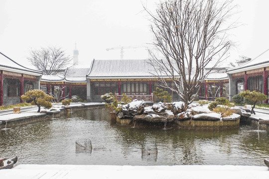 北方农村中式自建房四合院