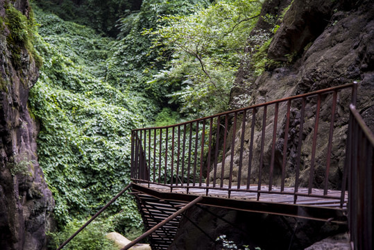 山中栈道