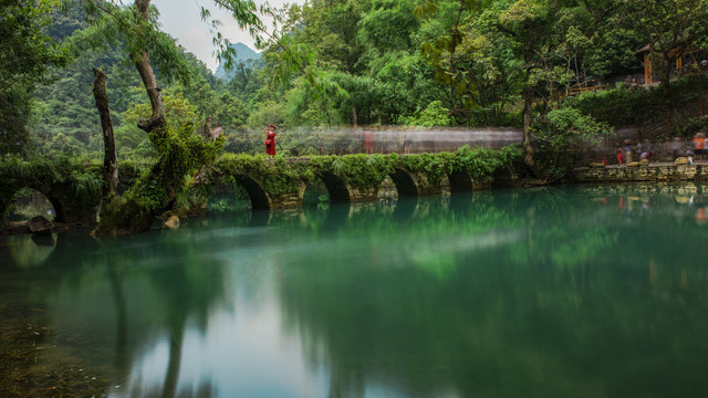 贵州荔波小七孔风景区旅游胜地