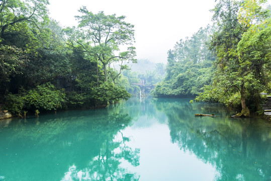 贵州荔波小七孔景区风光