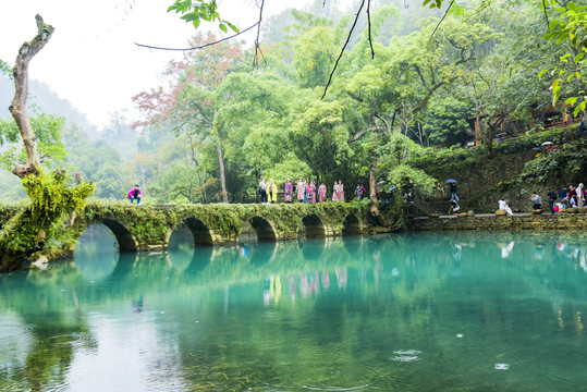 贵州荔波小七孔景区风光