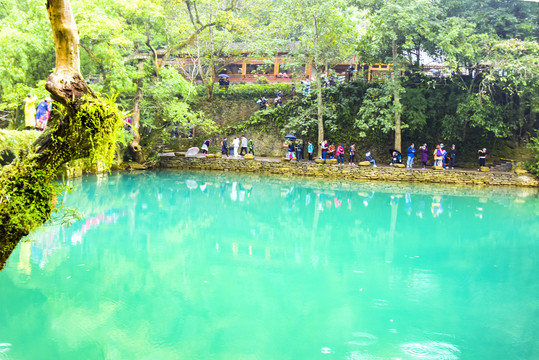 贵州荔波小七孔景区风光