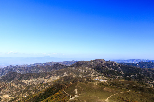 北京市门头沟灵山自然风景区风光