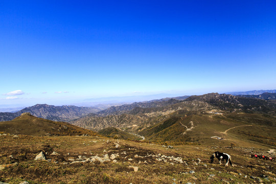 北京市门头沟灵山自然风景区风光