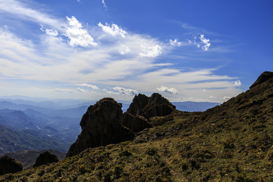 北京市门头沟灵山自然风景区风光