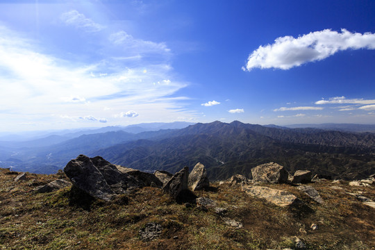 北京市门头沟灵山自然风景区风光