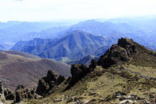 北京市门头沟灵山自然风景区风光