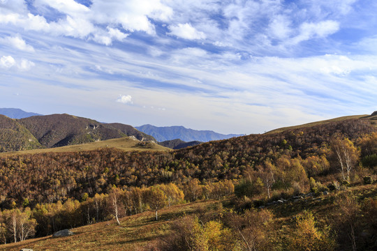 北京市门头沟灵山自然风景区风光