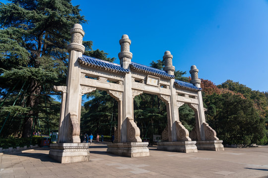 南京钟山风景区博爱坊