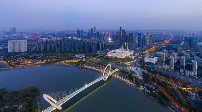 南京城市风夜景