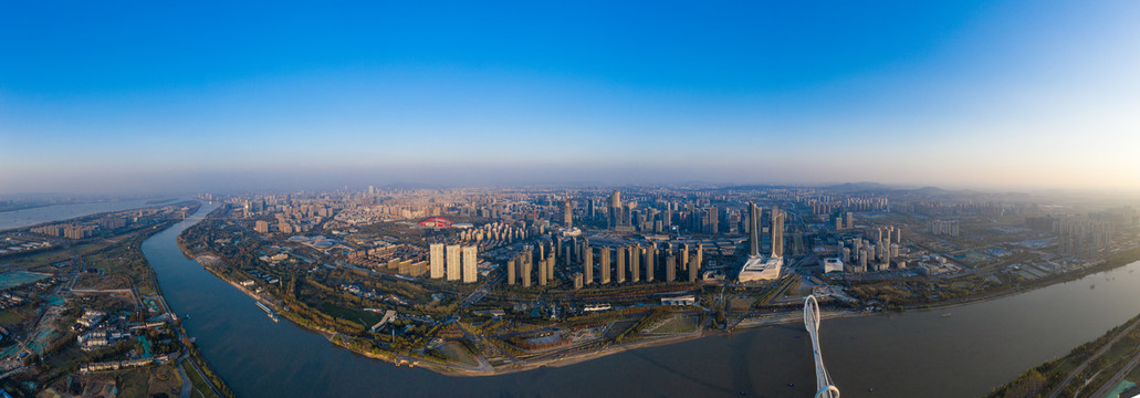 鳥瞰南京城市風(fēng)光