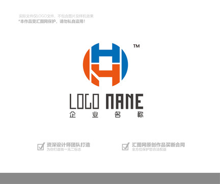 HY醫(yī)藥logo設(shè)計(jì)