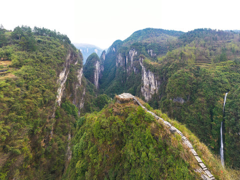 湖南湘西矮寨德夯景区