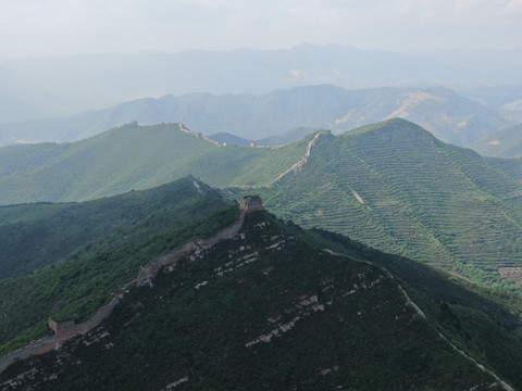 航拍唐山野長城