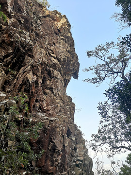 七娘山火山石