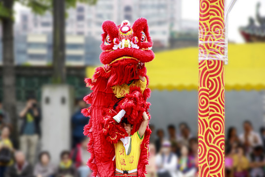 佛山祖庙舞狮