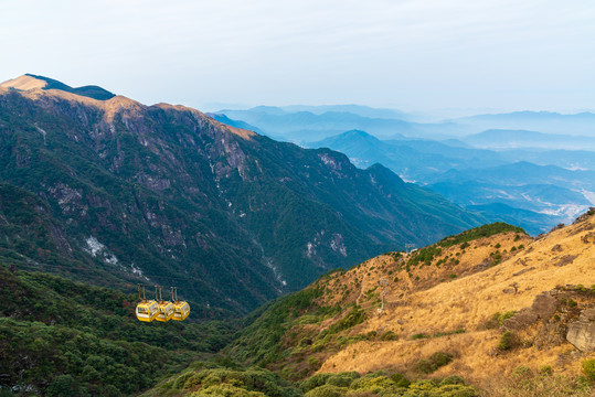 江西萍乡武功山的早晨