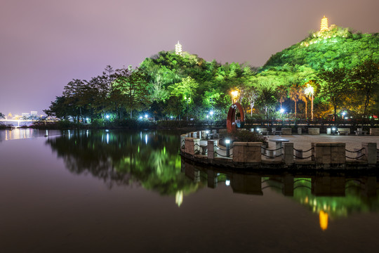 柳州幡龙公园夜景