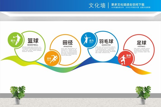 運動文化墻
