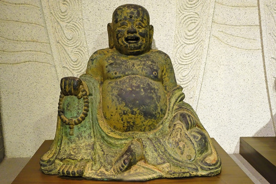 明代弥勒佛铜像