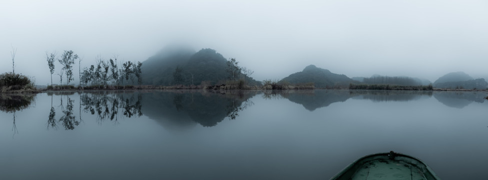 水墨普者黑风光