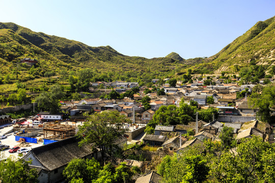 北京市门头沟区灵水村俯瞰