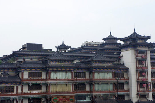 陕西西安中式建筑中西合璧酒店