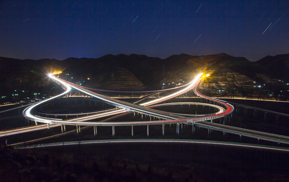 高速公路夜景