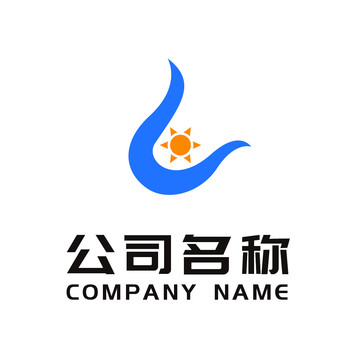 太阳山水旅游logo