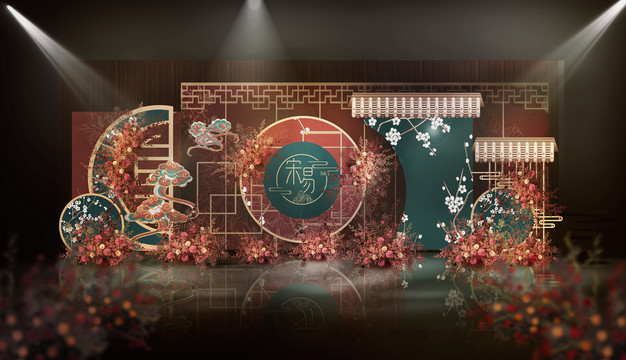 中式舞台设计图