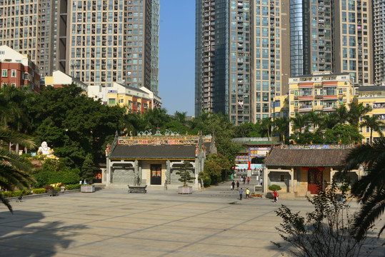 深圳下沙文化广场及黄氏宗祠