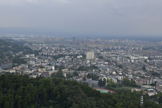 都江堰市区