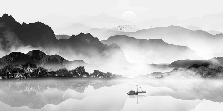 水墨山水