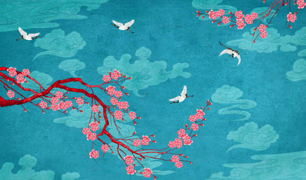 梅花云紋