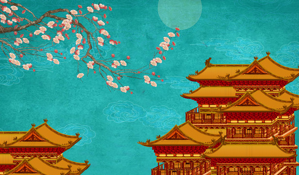 樓閣梅花