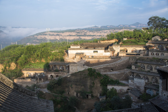 中国山西临县碛口古镇李家山民居