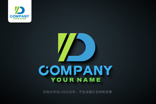 字母YD标志DY