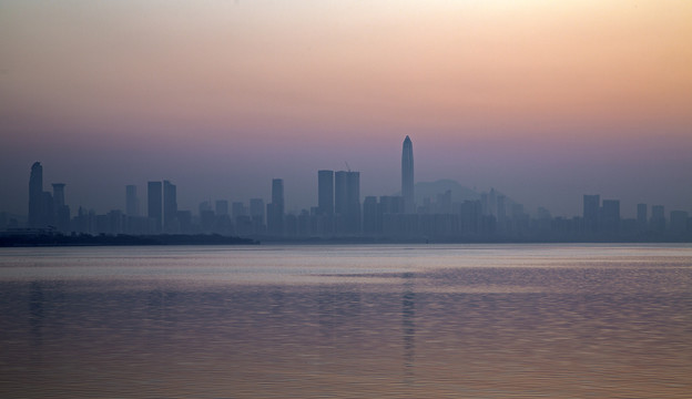 深圳湾日出