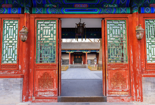 中式红门