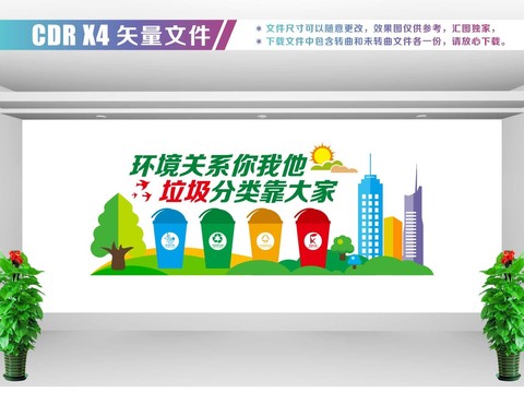 垃圾分類文化墻