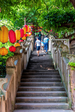 中国重庆山城步道