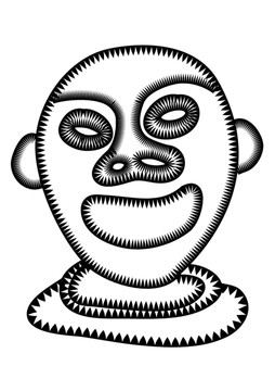 抽象畫人物