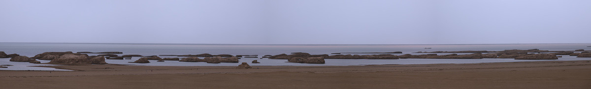 青海水上雅丹全景