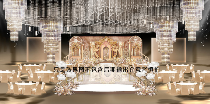 奢華歐式婚禮舞臺