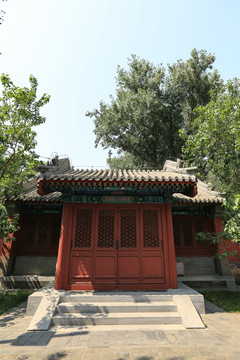 北京颐和园耕织图景区蚕神庙