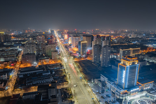 淄博市高新区夜景