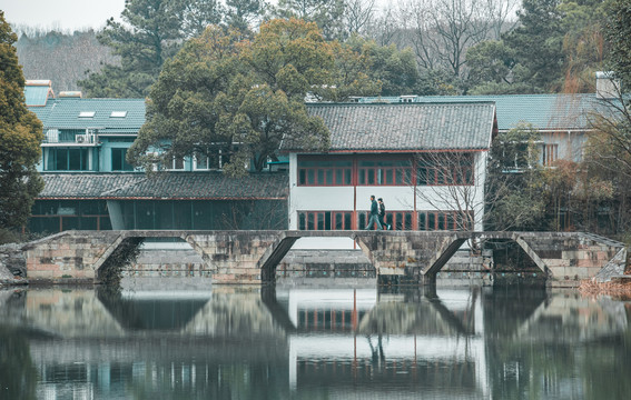 杭州西湖乌龟潭