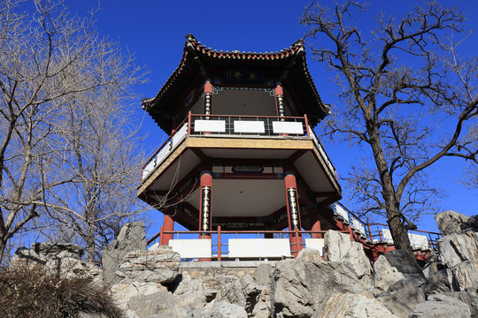 北京城市风光莲花池公园